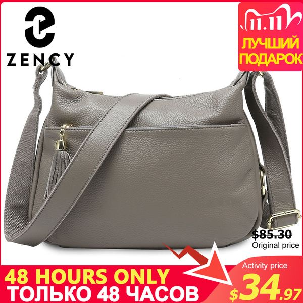 zency 100% genuine leather fashion women shoulder bag with tassel hobos elegant lady crossbody bags black grey
zency 100% genuine leather fashion women shoulder bag with tassel hobos elegant lady crossbody bags black grey