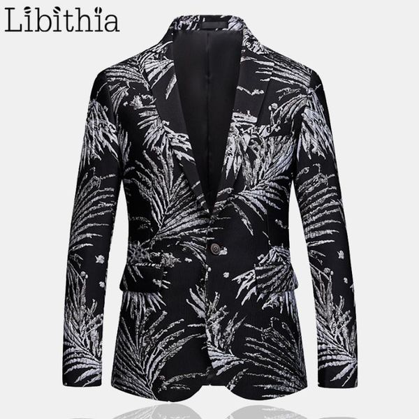 mens one button blazer print wedding casual autumn slim jacket men fashion big size 5xl 6xl black clothes male t2111, White;black
mens one button blazer print wedding casual autumn slim jacket men fashion big size 5xl 6xl black clothes male t2111, White;black