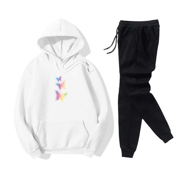 running sets reflective butterfly print tractsuit for women sweatshirt+drawstring long sportpant two piece set casual activewear jogging sui, Black;blue
running sets reflective butterfly print tractsuit for women sweatshirt+drawstring long sportpant two piece set casual activewear jogging sui, Black;blue