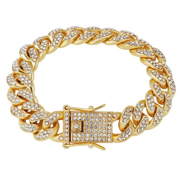 charm bracelets 2021 gold silver color bracelet men women hip hop punk style bangle with cuban pave clear rhinestones gift, Golden;silver
charm bracelets 2021 gold silver color bracelet men women hip hop punk style bangle with cuban pave clear rhinestones gift, Golden;silver