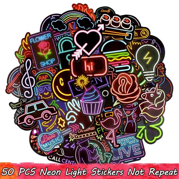 50 pcs waterproof graffiti neon stickers bar sign decals for party decor diy lapskateboard luggage guitar headset motorcycle car gifts
50 pcs waterproof graffiti neon stickers bar sign decals for party decor diy lapskateboard luggage guitar headset motorcycle car gifts