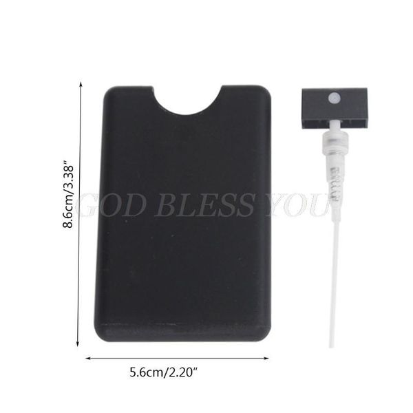 20ml card shape plastic perfume sprayer refillable empty bottle flat type fine mist atomizer portable liquid c bbyhsz
20ml card shape plastic perfume sprayer refillable empty bottle flat type fine mist atomizer portable liquid c bbyhsz