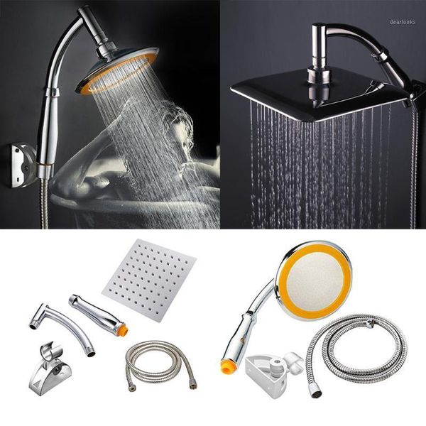 high pressure rainfall shower head combo with extension arm stainless steel bath shower head with holder 1.5m hose1
high pressure rainfall shower head combo with extension arm stainless steel bath shower head with holder 1.5m hose1