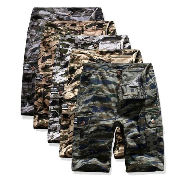 2019 summer new casual pocket camouflage multi color tooling shorts men's capris, White;black
2019 summer new casual pocket camouflage multi color tooling shorts men's capris, White;black