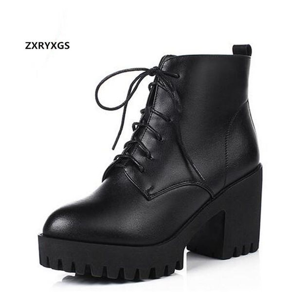 2020 new cowhide lace-up side zipper black shoes autumn boots platform heighten shoes winter warm cotton boots women snow
2020 new cowhide lace-up side zipper black shoes autumn boots platform heighten shoes winter warm cotton boots women snow