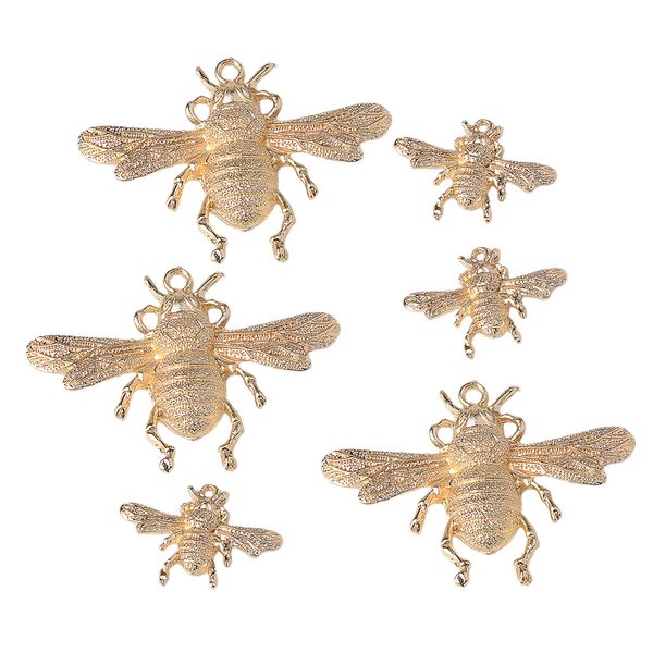 6 pieces gold plated metal bee charms alloy flatback craft sewing buttons for garment bags shoes applique decorations diy scrapbooking
6 pieces gold plated metal bee charms alloy flatback craft sewing buttons for garment bags shoes applique decorations diy scrapbooking