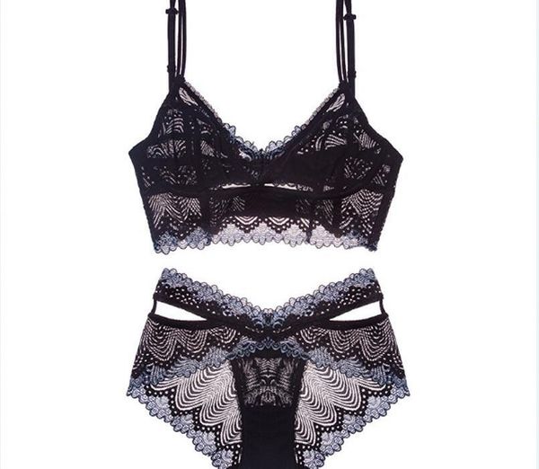 new fashion women lingerie bra set black hollow out unlined embroidery underwear set lace transparent bra and panties99, Red;black
new fashion women lingerie bra set black hollow out unlined embroidery underwear set lace transparent bra and panties99, Red;black
