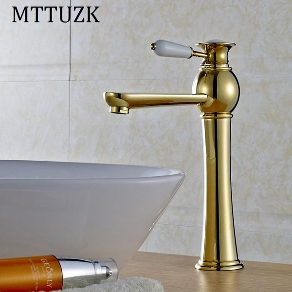 mttuzk gold plating brass basin faucet and cold mixer tap bathroom faucet ceramic handle wash basin ing
mttuzk gold plating brass basin faucet and cold mixer tap bathroom faucet ceramic handle wash basin ing