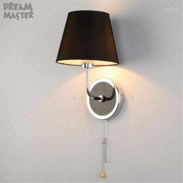 wall lamp modern red black white fabric shade lights round base + lampshade home el sconces with switch on off lamp1
wall lamp modern red black white fabric shade lights round base + lampshade home el sconces with switch on off lamp1