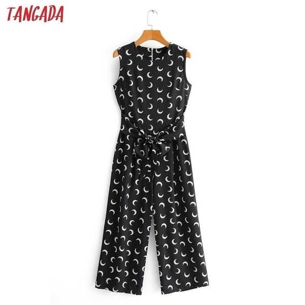 tangada women summer moon print black jumpsuit sleeveless zipper female casual slash jumpsuit 1f158 y200904, Black;white
tangada women summer moon print black jumpsuit sleeveless zipper female casual slash jumpsuit 1f158 y200904, Black;white
