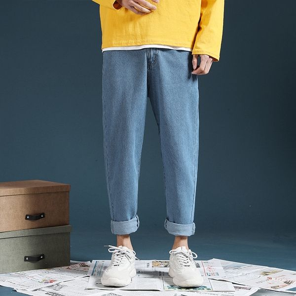 3niwq 2020 solid and summer loose denim cropped male bf summer new pants jeans new straight spring color casual boysdad pants qwlyt, Blue
3niwq 2020 solid and summer loose denim cropped male bf summer new pants jeans new straight spring color casual boysdad pants qwlyt, Blue