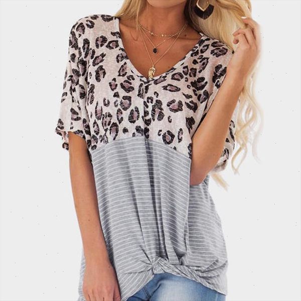 fashion blouse women 2021 casual shirts loose leopard printed striped blouse for women v neck lady shirt, White
fashion blouse women 2021 casual shirts loose leopard printed striped blouse for women v neck lady shirt, White
