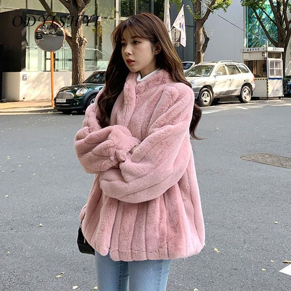 women's fur & faux coats women 2021 autumn winter korean loose stand collar thick outwear warm imitation coat luxury plush, Black
women's fur & faux coats women 2021 autumn winter korean loose stand collar thick outwear warm imitation coat luxury plush, Black