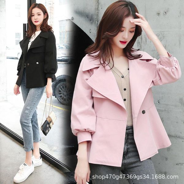 women's trench coats 2021 coat for women spring autumn windbreaker korean fashion woman clothes sobretudo feminino kj3264, Tan;black
women's trench coats 2021 coat for women spring autumn windbreaker korean fashion woman clothes sobretudo feminino kj3264, Tan;black