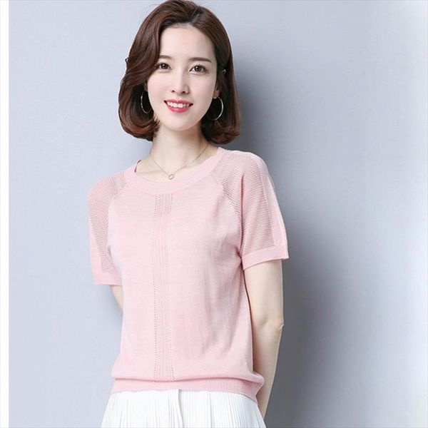 hsp2019 hollow out women summer fashion short sleeve pullover knitted sweater jumper thin leisure knit wear sweater, White;black
hsp2019 hollow out women summer fashion short sleeve pullover knitted sweater jumper thin leisure knit wear sweater, White;black