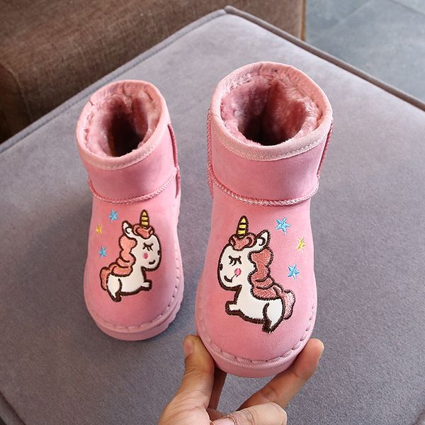cartoon girls cute boys new shoes 2019 unicorn winter children snow soft leather plus velvet warm kids cotton boots, Black;red
cartoon girls cute boys new shoes 2019 unicorn winter children snow soft leather plus velvet warm kids cotton boots, Black;red
