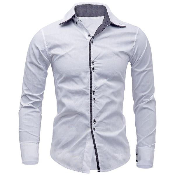 new arrivals men shirt brand british style long sleeve male slim fit business casual clothes men's cothing mens dress shirts, White;black
new arrivals men shirt brand british style long sleeve male slim fit business casual clothes men's cothing mens dress shirts, White;black