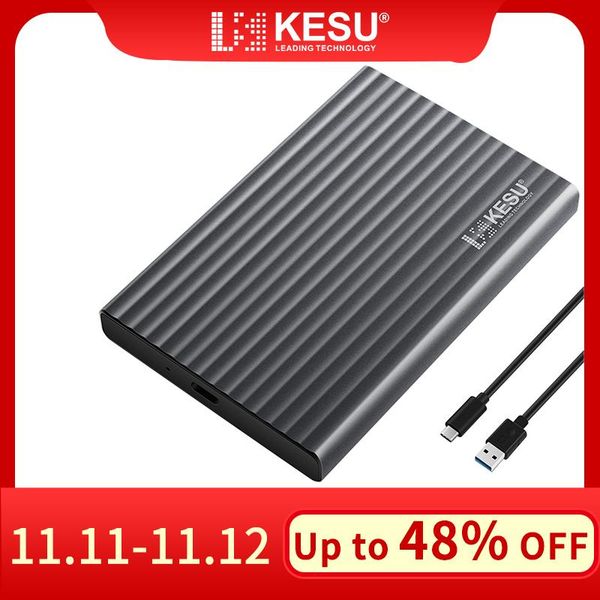 1pcs kesu external hard drive 2.5" usb3.0 320gb aluminum alloy external hard drive compatible for desklap
1pcs kesu external hard drive 2.5" usb3.0 320gb aluminum alloy external hard drive compatible for desklap