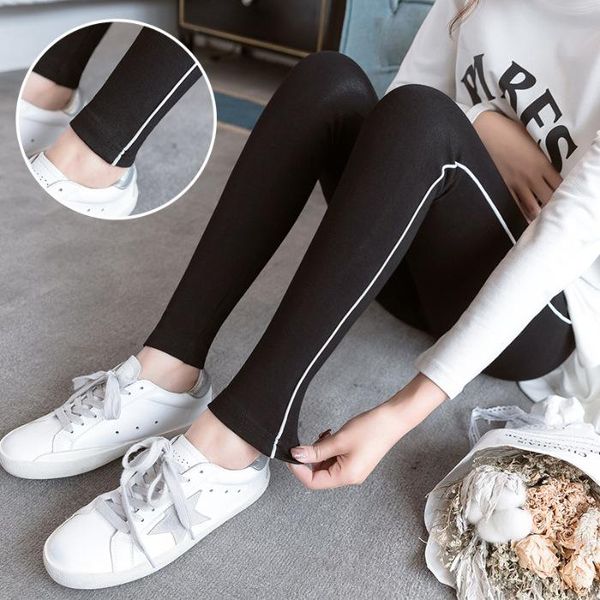 loose-fit spring and autumn pregnant women pants thin skinny leggings cotton blend leggings for pregnant woman women sl, White 
loose-fit spring and autumn pregnant women pants thin skinny leggings cotton blend leggings for pregnant woman women sl, White