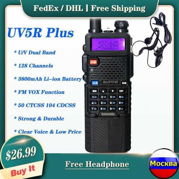 baofeng uv-5r 5w/8w powerful handheld walkie talkie upgrade uv5r 3800mah cb ham radio 10km transceiver portable radio hunting1
baofeng uv-5r 5w/8w powerful handheld walkie talkie upgrade uv5r 3800mah cb ham radio 10km transceiver portable radio hunting1