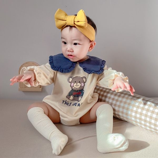 2021 spring new boys cute cartoon bear print bodysuit infant baby girl jumpsuit casual long sleeve clothing wyqy, Blue
2021 spring new boys cute cartoon bear print bodysuit infant baby girl jumpsuit casual long sleeve clothing wyqy, Blue