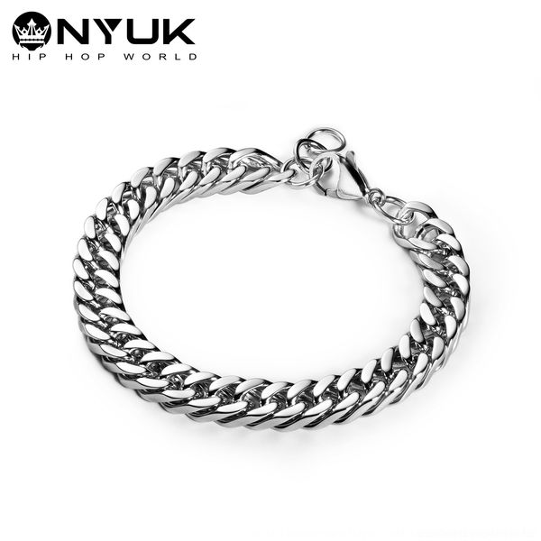 wfprl basic neutral plate solid color titanium steel bracelet bangle hip-hop fashion thick plate thick platebrand jewelry whole body polishi, Golden;silver 
wfprl basic neutral plate solid color titanium steel bracelet bangle hip-hop fashion thick plate thick platebrand jewelry whole body polishi, Golden;silver