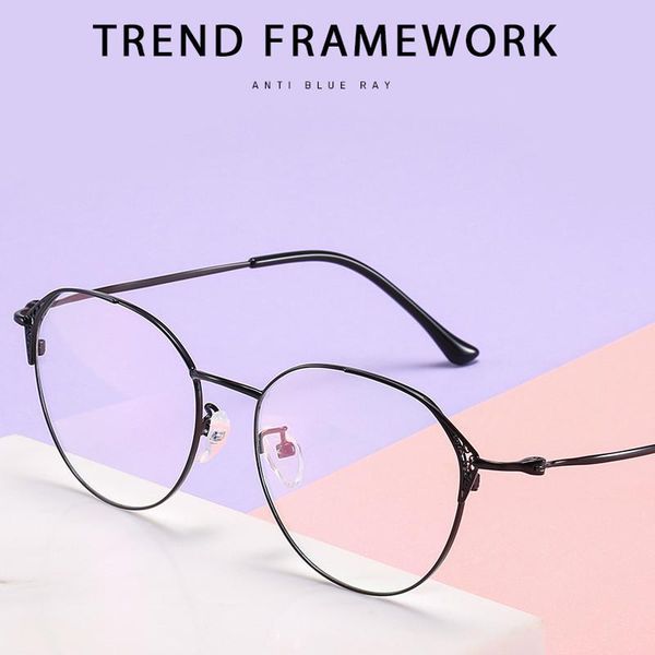 elbru optical glasses fashion vintage retro women / men metal glasses frame myopia frame clear lens eyeglass, Black
elbru optical glasses fashion vintage retro women / men metal glasses frame myopia frame clear lens eyeglass, Black