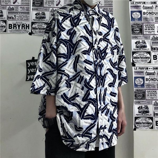 short-sleeved 2020 summer trend flower hawaiian shirt men harbor style streetwear retro chic loose tide white1, White;black
short-sleeved 2020 summer trend flower hawaiian shirt men harbor style streetwear retro chic loose tide white1, White;black