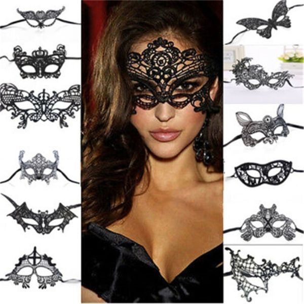 1pcs black party masks women lace eye masquerade halloween costumes carnival mask for anonymous
1pcs black party masks women lace eye masquerade halloween costumes carnival mask for anonymous