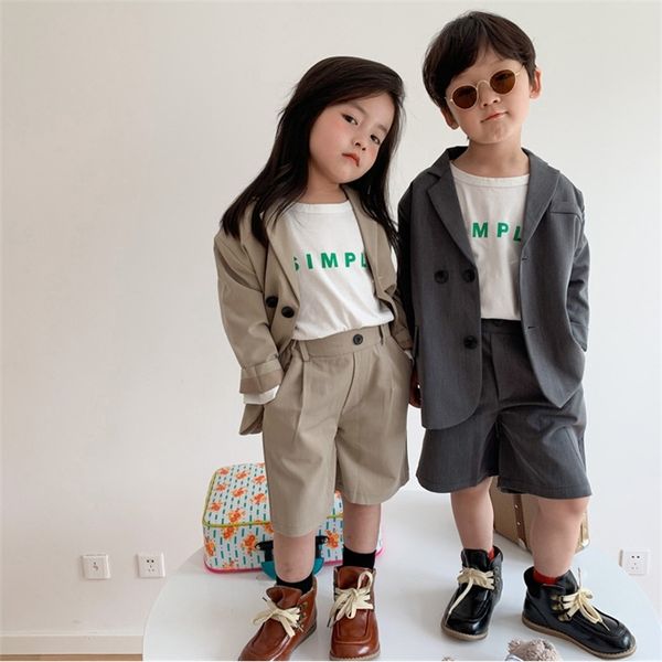 spring autumn boys girls fashion suit clothes sets children suit jacket and short suit pants 2 pcs sets 201126, White
spring autumn boys girls fashion suit clothes sets children suit jacket and short suit pants 2 pcs sets 201126, White