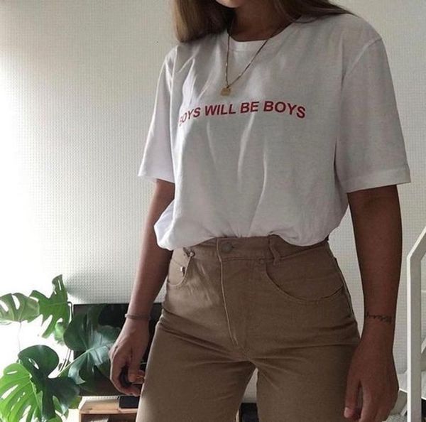 boys will be boys red letter print letters women tshirt cotton casual funny t shirt for lady yong girl tee drop ship s-184, White 
boys will be boys red letter print letters women tshirt cotton casual funny t shirt for lady yong girl tee drop ship s-184, White