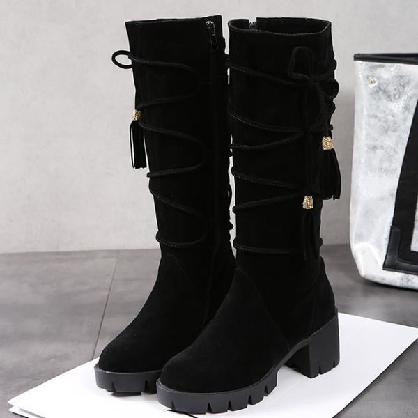 2020 winter boots big size 33-43 new round toe boots for women heels fashion autumn winter shoes casual snow 999-3, Black
2020 winter boots big size 33-43 new round toe boots for women heels fashion autumn winter shoes casual snow 999-3, Black