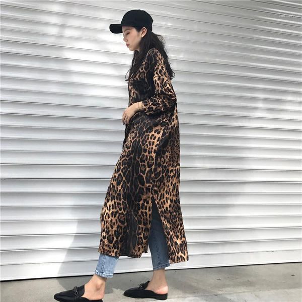 leopard print shirt dress women long sleeve causal loose split dress fashion summer streetwear button up korean dresses vestidso1, White;black
leopard print shirt dress women long sleeve causal loose split dress fashion summer streetwear button up korean dresses vestidso1, White;black