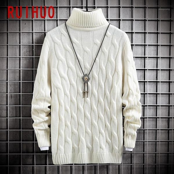 ruihuo solid knitted sweater men clothing mens turtleneck pull turtleneck men clothes pullover 2020 autumn winter new -3xl1, White;black
ruihuo solid knitted sweater men clothing mens turtleneck pull turtleneck men clothes pullover 2020 autumn winter new -3xl1, White;black