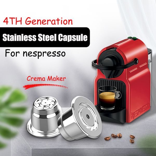 icafilas new upgraded reusable capsule for nespresso stainless steel filters espresso coffee crema maker q1222
icafilas new upgraded reusable capsule for nespresso stainless steel filters espresso coffee crema maker q1222