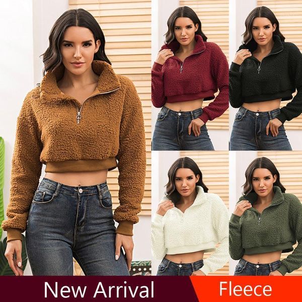 women's jackets ymwmhu 2021 arrival jacket women turn-down pullover coat solid fleece short cotton spring autumn1, Black;brown
women's jackets ymwmhu 2021 arrival jacket women turn-down pullover coat solid fleece short cotton spring autumn1, Black;brown