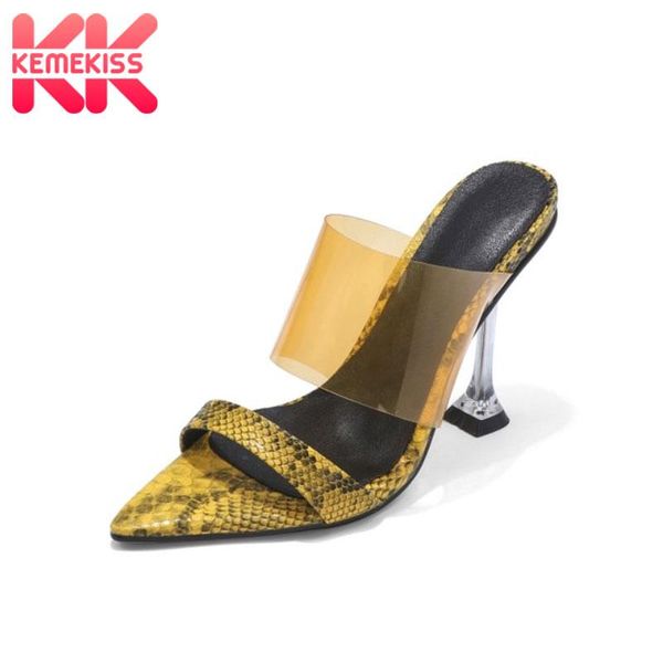 kemekiss 6 colors summer women sandals shoes thin high heels shoes women serpentine print patchwork footwear size 33-42, Black 
kemekiss 6 colors summer women sandals shoes thin high heels shoes women serpentine print patchwork footwear size 33-42, Black