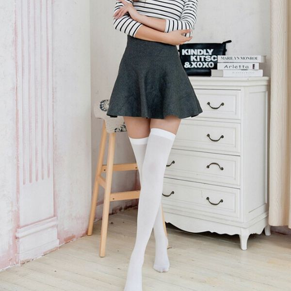 nylon knee for fashion opaque thigh high girls on stockings ladies long socks, Black;white
nylon knee for fashion opaque thigh high girls on stockings ladies long socks, Black;white