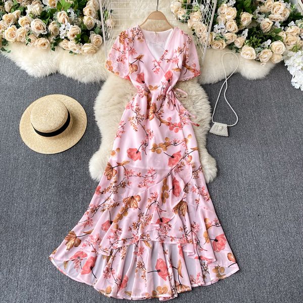 2021 new singiny feminine impression enveloped fancy neck short the line dressed irregular bohemian summer dress frilly long mj08, Black;gray
2021 new singiny feminine impression enveloped fancy neck short the line dressed irregular bohemian summer dress frilly long mj08, Black;gray