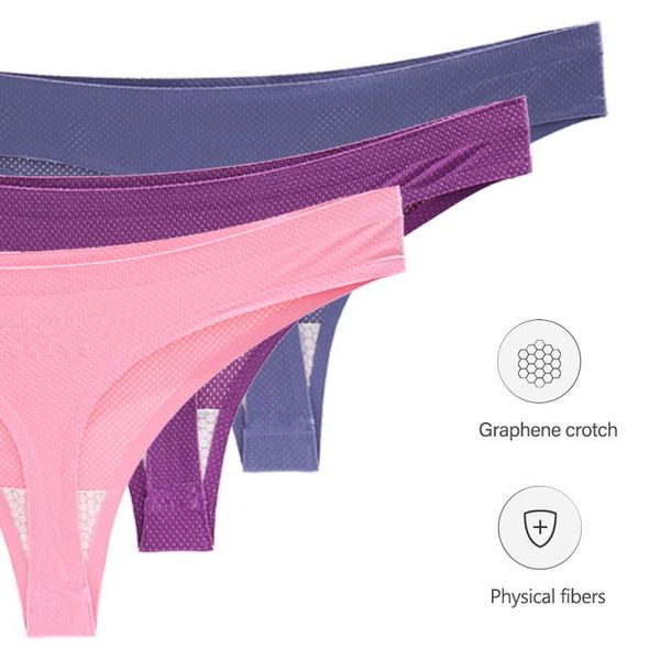 women's panties seamless g string underwear women ice silk thong low-rise thongs lingerie bikini t back cotton crotch, Black;pink
women's panties seamless g string underwear women ice silk thong low-rise thongs lingerie bikini t back cotton crotch, Black;pink