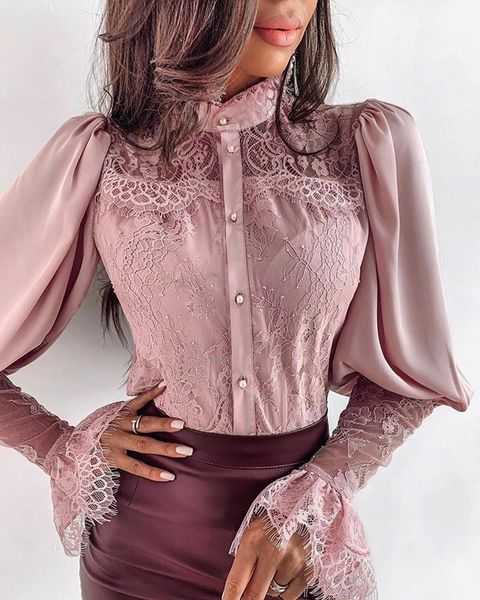 women's blouses & shirts 2021 gothic women lace long sleeve shirt autumn winter blouse button down solid black femme blusa streetwear, White
women's blouses & shirts 2021 gothic women lace long sleeve shirt autumn winter blouse button down solid black femme blusa streetwear, White