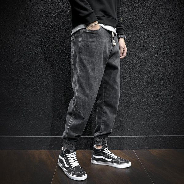 fashion streetwear men jeans loose fit retro denim cargo pants hombre spliced designer wide leg harem trousers hip hop joggers, Blue
fashion streetwear men jeans loose fit retro denim cargo pants hombre spliced designer wide leg harem trousers hip hop joggers, Blue