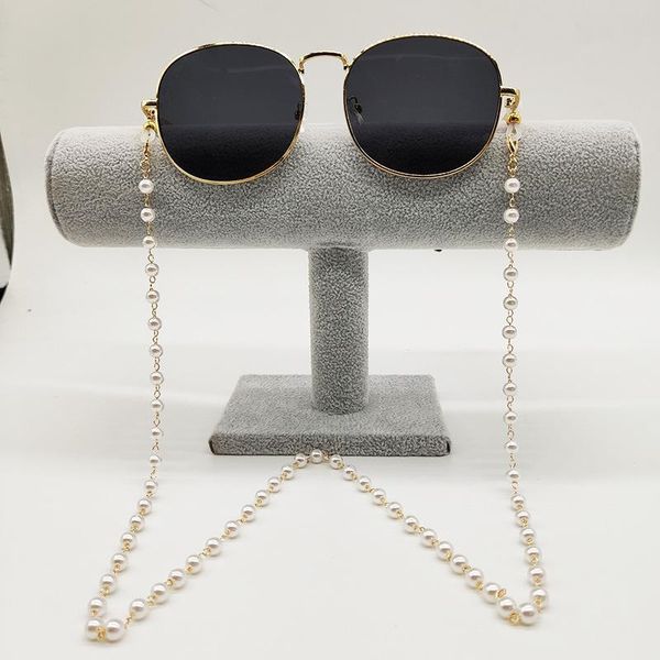 2020 chic gold color pearl beads luxury mask neck strap holder fashion women sunglasses chain accessories h bbydux
2020 chic gold color pearl beads luxury mask neck strap holder fashion women sunglasses chain accessories h bbydux