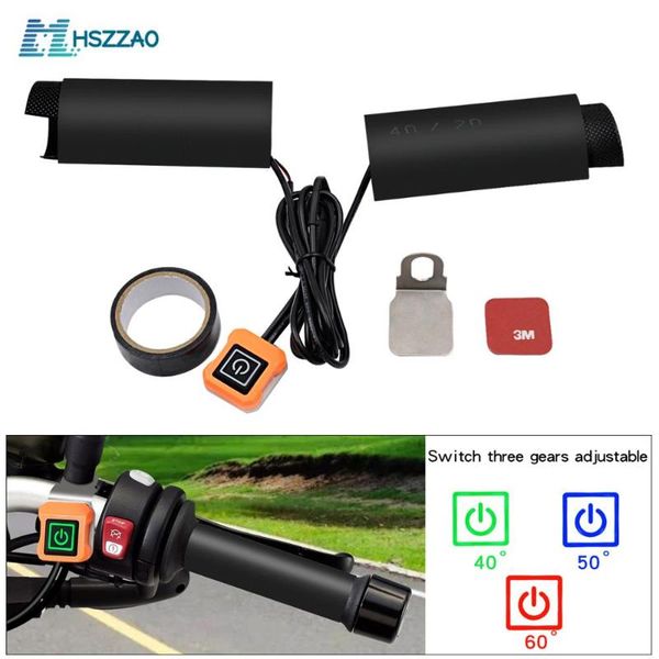 12v lntelligent temperature control third gear heated grips inserts handlebar hand warmers for universal grip atv motorcycle
12v lntelligent temperature control third gear heated grips inserts handlebar hand warmers for universal grip atv motorcycle