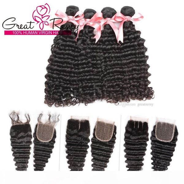 natural color brazilian deep wave hair bundles 4pcs with 1pc 3 way part lace closure 4x4 unprocessed human virgin hair with closure, Black;brown
natural color brazilian deep wave hair bundles 4pcs with 1pc 3 way part lace closure 4x4 unprocessed human virgin hair with closure, Black;brown