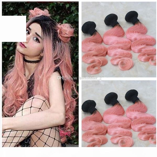 two tone colored 1b pink human hair weaves ombre pink body wave human brazilian virgin hair bundles 3pcs ing, Black;brown
two tone colored 1b pink human hair weaves ombre pink body wave human brazilian virgin hair bundles 3pcs ing, Black;brown
