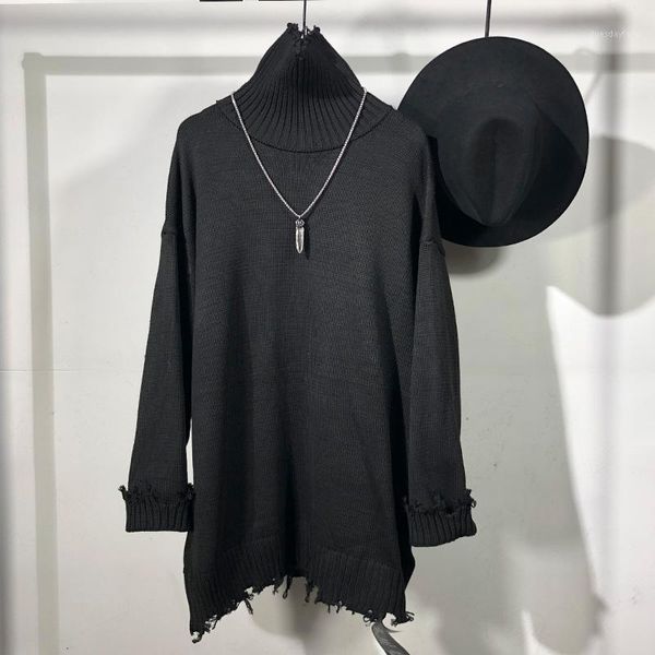 men's sweaters seak men knitted sweater gothic style high street men's oversize autumn pullovers solid black turtleneck big size1, White;black
men's sweaters seak men knitted sweater gothic style high street men's oversize autumn pullovers solid black turtleneck big size1, White;black