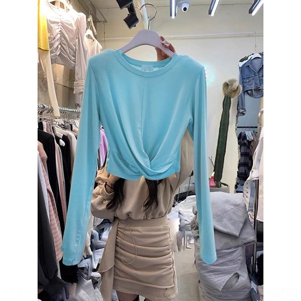 q2tii korean dongdaemun mfzat t-shirt women's clothing 2020 spring t-shirt cross-knot pleated long-sleeved new women's bottoming c, White
q2tii korean dongdaemun mfzat t-shirt women's clothing 2020 spring t-shirt cross-knot pleated long-sleeved new women's bottoming c, White