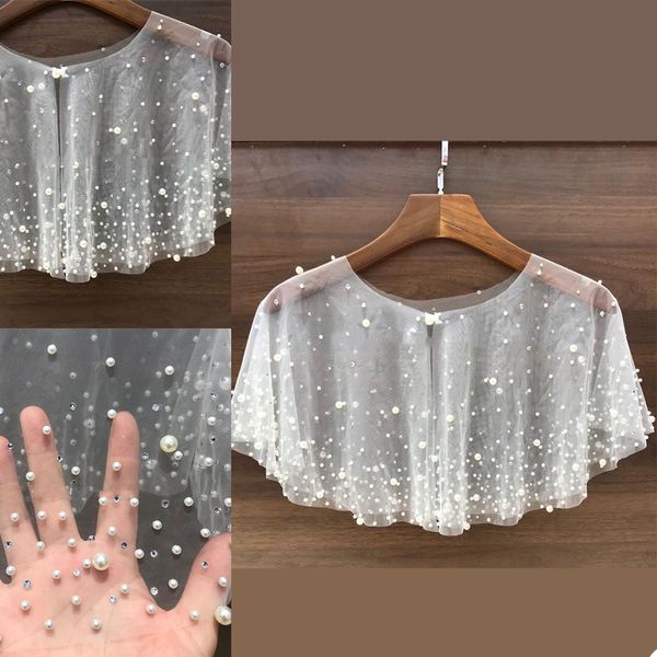 designer new white ivory short wraps pearls beading bridal bolero illusion custom made shawl jackets
designer new white ivory short wraps pearls beading bridal bolero illusion custom made shawl jackets