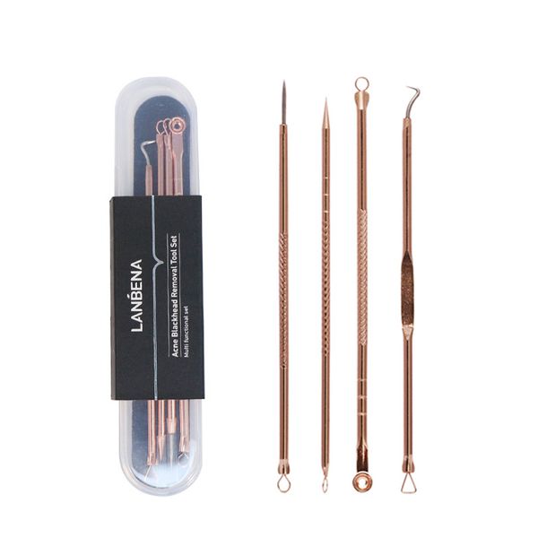 4pcs/set stainless steel blackhead remover neddles acne facial cleanser needle pimple spot extractor beauty tools skin care
4pcs/set stainless steel blackhead remover neddles acne facial cleanser needle pimple spot extractor beauty tools skin care